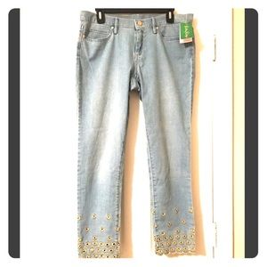 Lilly Pulitzer South Ocean Skinny Crop Jeans